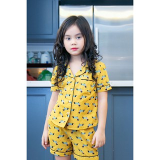 Pijama bé gái size 15kg đến 18kg