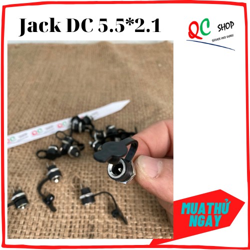 QC Jack DC 5.5 ( jack nguồn cái 5.5 * 2.1)