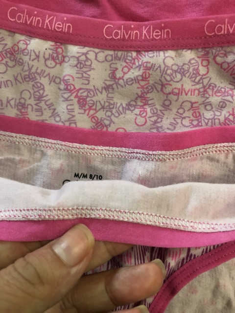 6 Quần lót baby Nữ size M hiệu CALVIN KLEIN- 100% hàng Mỹ xách tay