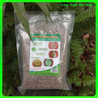 Giá thể Trồng Mầm Giá, Mầm Đậu Hà Lan của Phú Nông- Có thể tái dùng nhiều lần , Kèm Gói Mầm Giá 100g