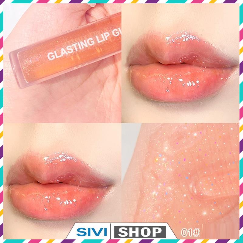 Son kem bóng ánh nhũ Maxfine Glasting Lip Gloss vừa lung linh vừa dưỡng ẩm