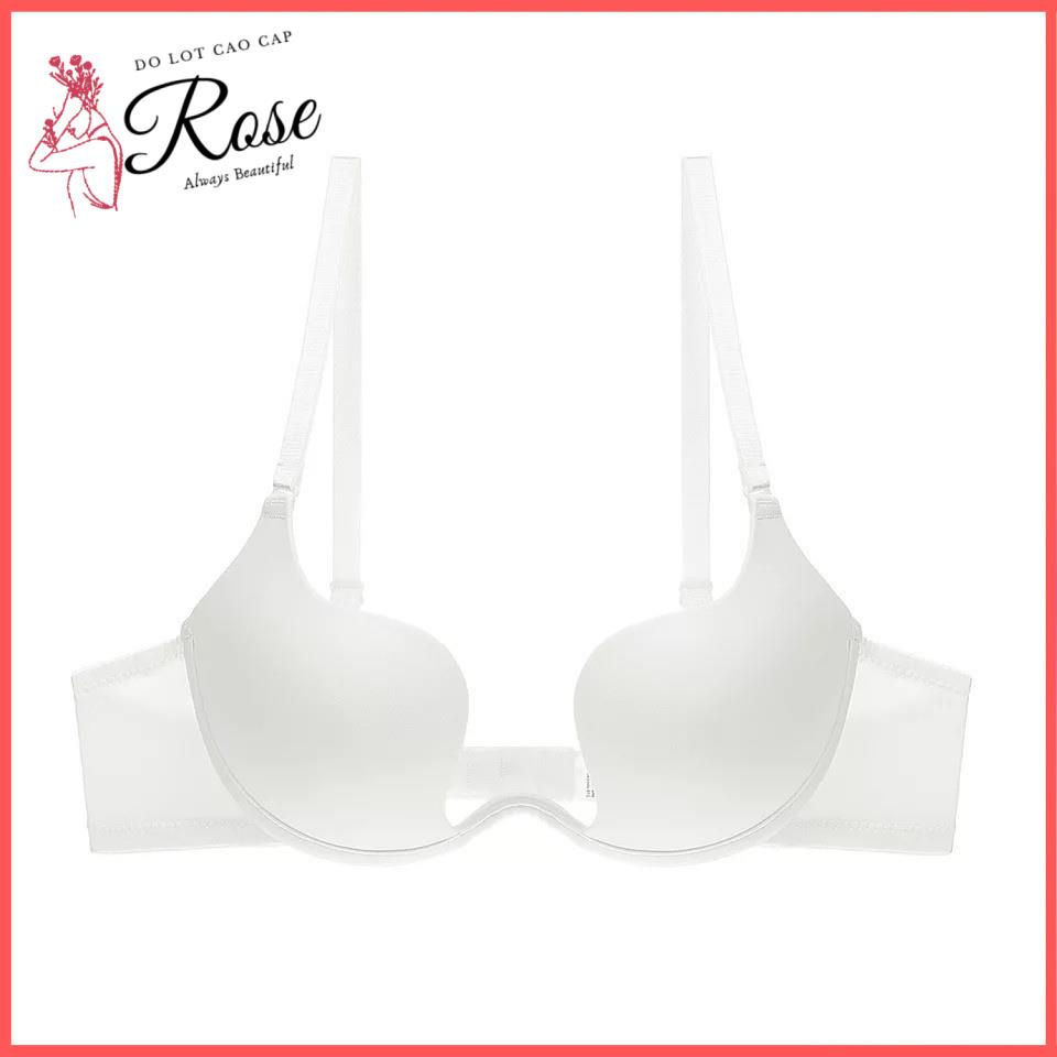Áo Lót Nữ Áo Ngực CÓ GỌNG Khoét Sâu Chuyên Dụng Mặc Váy Áo Hở Lưng Gợi Cảm - Rose 8867