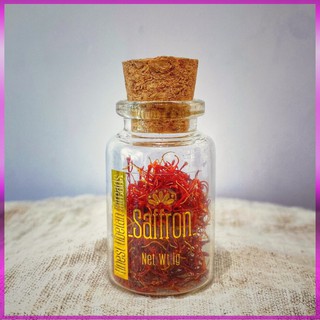 [CHÍNH GỐC] Nhụy Hoa Nghệ Tây Saffron từ Tây Tạng với hũ thuỷ tinh nhỏ tiện dụng 1g & 2g