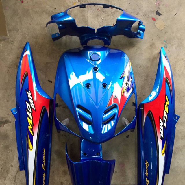 Tem Rời Mio Mx Dán Xe Xanh Dương