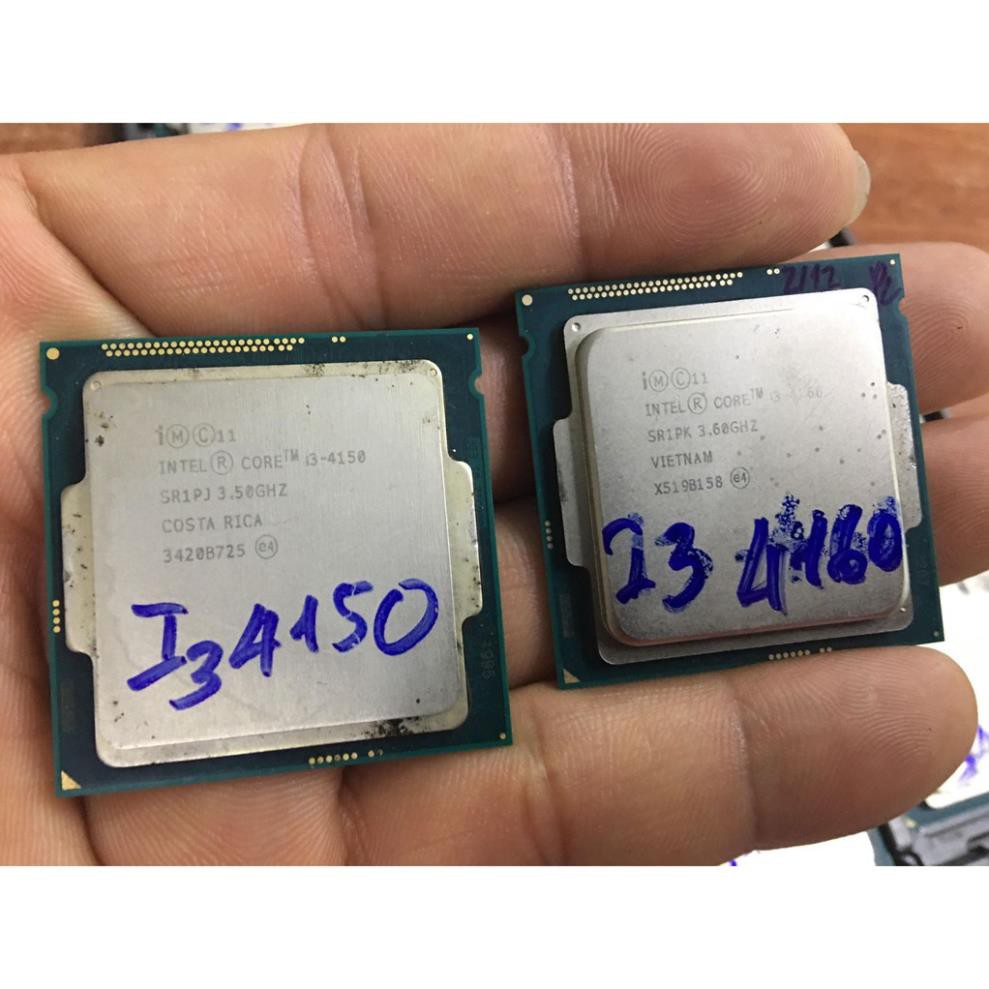 CPU intel i3-4150,4160 socket 1150 tặng keo tản nhiệt 95