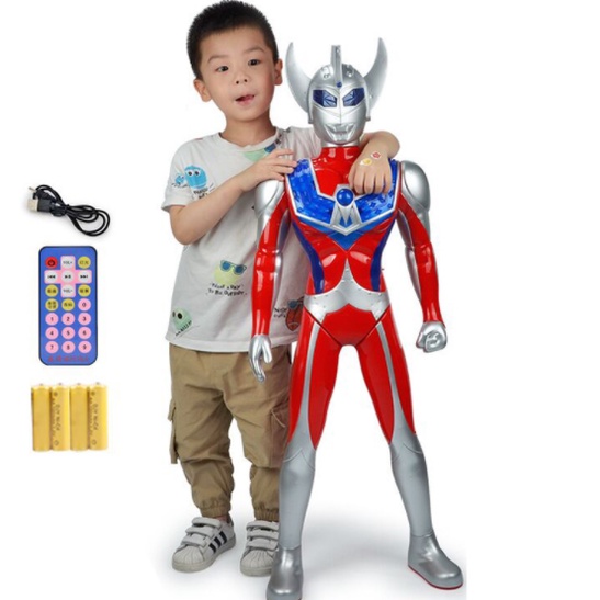 [Hàng mới kho HCM] Đồ chơi siêu nhân Ultraman Siêu nhân điện quang cao 55cm - Đồ chơi Siêu nhân điện quang BigSize