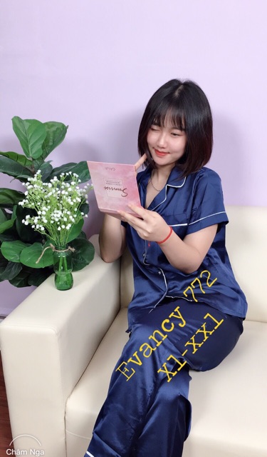 [Mã WARN30 hoàn 15% xu đơn 150k] Bộ Pizama áo cộc quần dài ❤️ Evancy 772❤️ Vải phi bóng cao cấp - lên dáng cực xinh | BigBuy360 - bigbuy360.vn