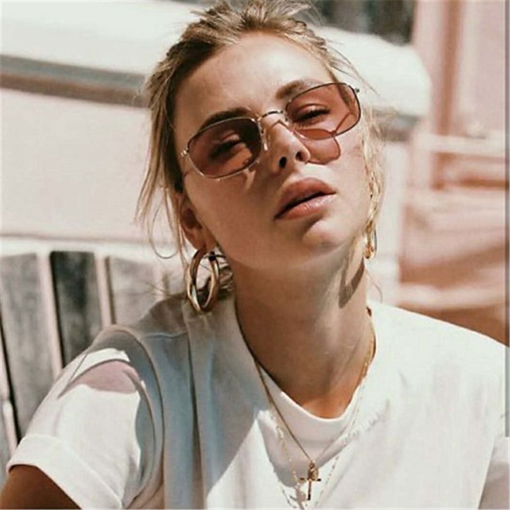 Đôi khuyên tai tròn dày 50mm bằng hợp kim cá tính cho nữ