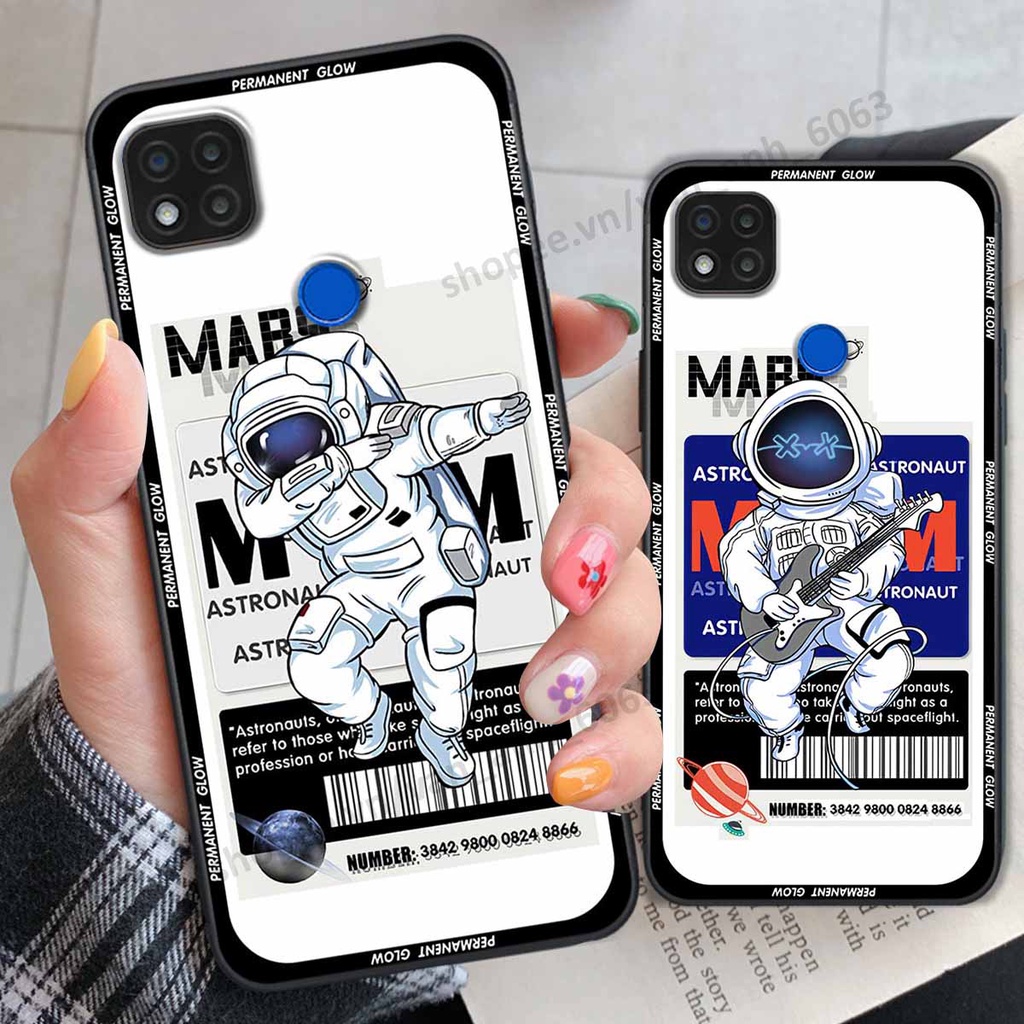 Ốp Xiaomi Redmi 9C be@r brick mars thời trang, ốp lưng điện thoại viền dẻo siêu chất