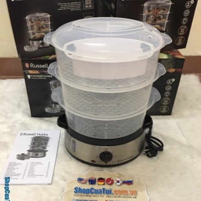💁🏻NỒI HẤP 3 TẦNG RUSSEL HOBBS (Có thể dùng 1-2 hoặc 3 tầng)