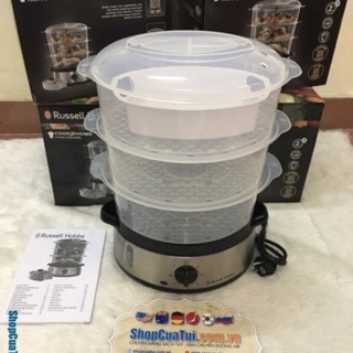 💁🏻NỒI HẤP 3 TẦNG RUSSEL HOBBS (Có thể dùng 1-2 hoặc 3 tầng)