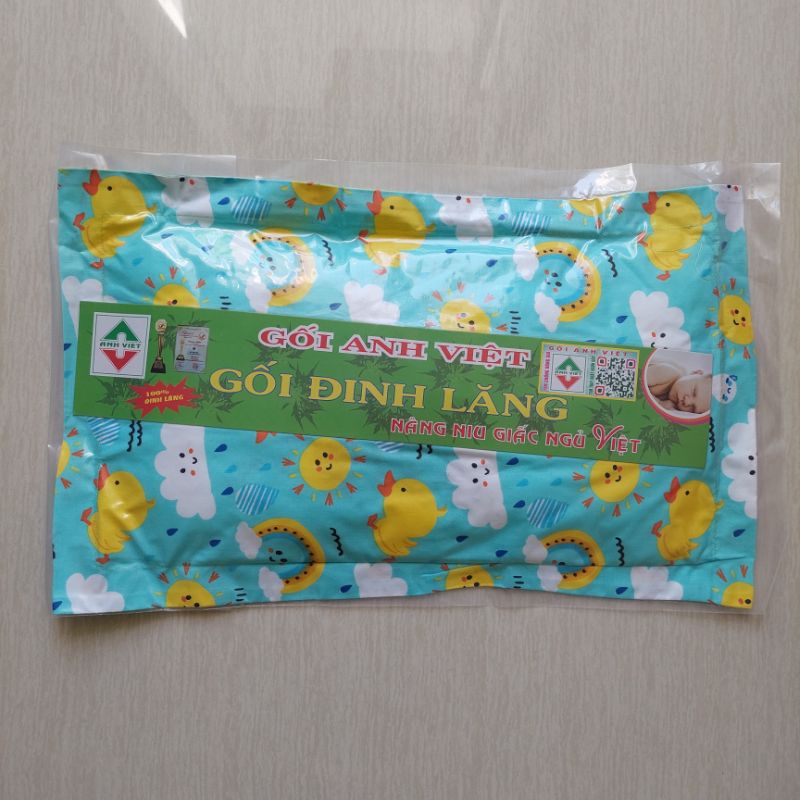 Gối Lá Đinh Lăng Chống Mồ Hôi Cho Bé