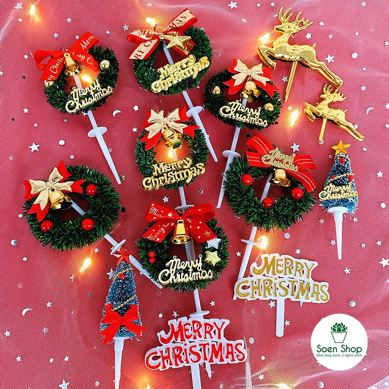 |FREESHIP| Phụ kiện VÒNG NGUYỆT QUẾ trang trí Noel, Giáng sinh- Phụ kiện trang trí, mô hình tiểu cảnh