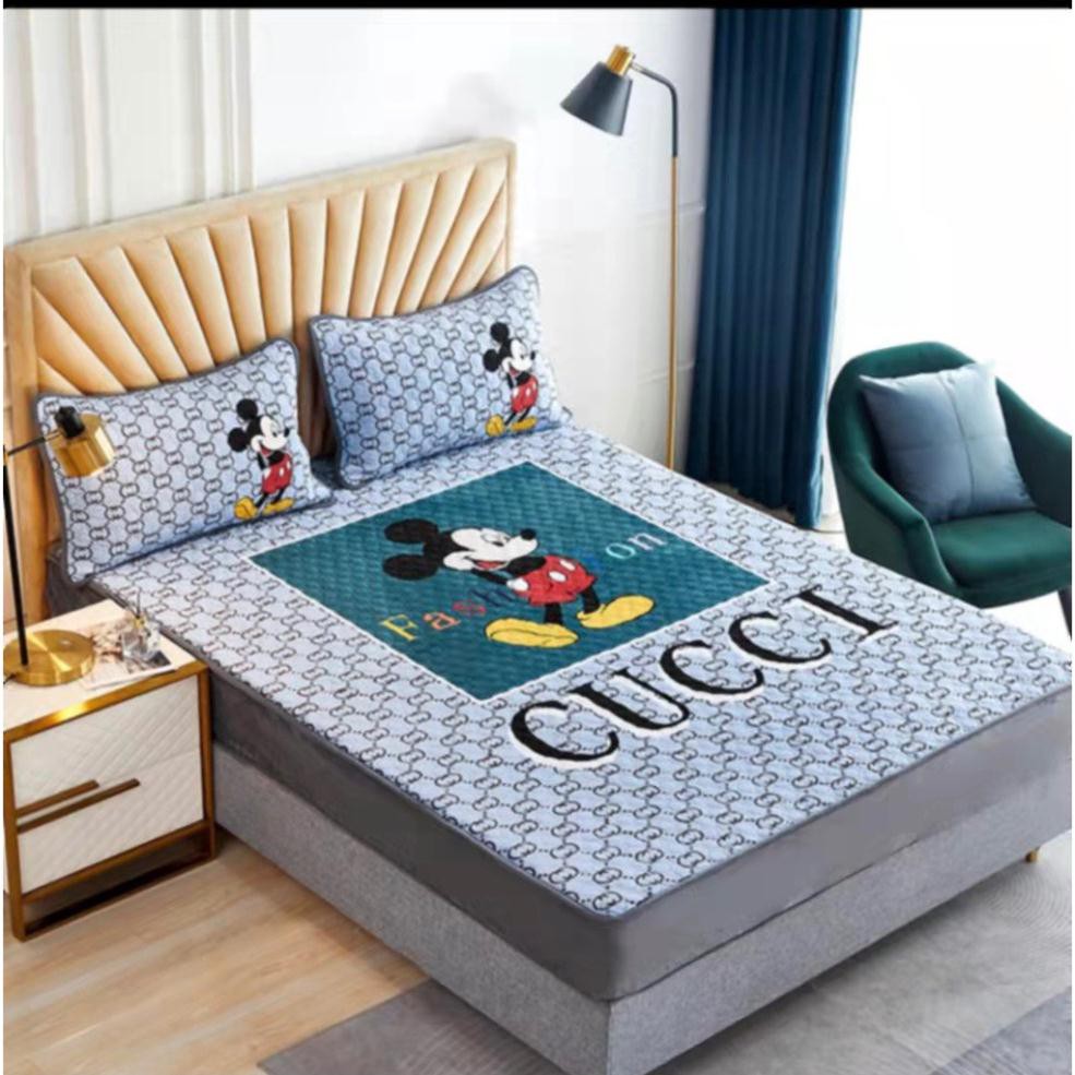 Bộ Ga Gối Nỉ Nhung Thương Hiệu Cao Cấp 2021