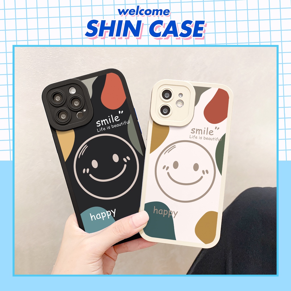 Ốp lưng iphone Color Smile cạnh vuông 6/6plus/6s/6splus/7/7plus/8/8plus/x/xs/11/12/13/14/pro/max/promax/plus/shin/case