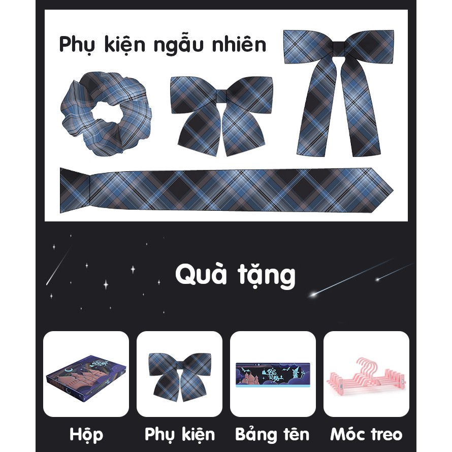 [Sẵn & Order] [Chính hãng] [Bảo Ni Bối Cách] Chân váy đồng phục Seifuku/JK - Chức Mộng Lưu Tinh | BigBuy360 - bigbuy360.vn