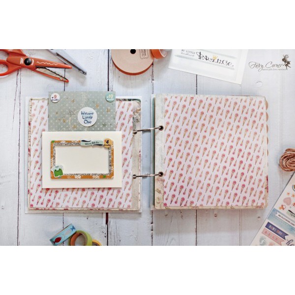 Album Handmade Scrapbook cho bé trai - Hoàng Tử Bé