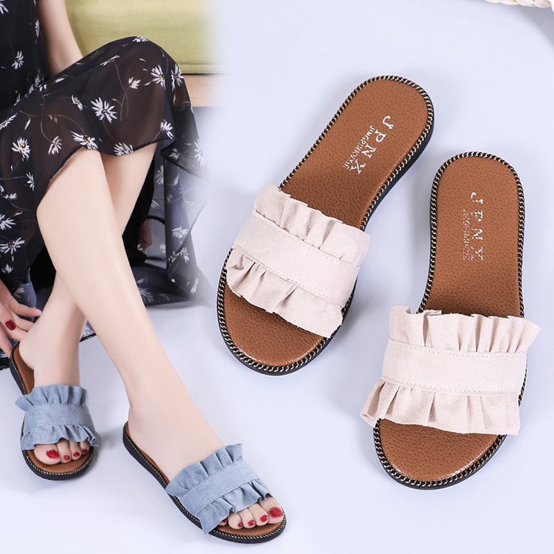 Dép xăng đan chống trượt xinh xắn thời trang dành cho nữ