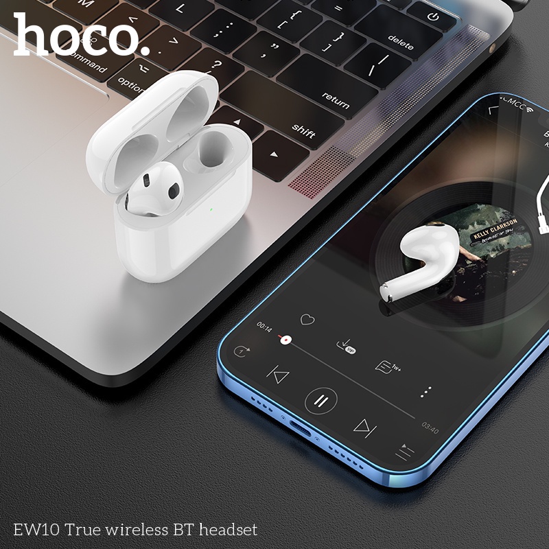 ✅7 Giờ✅Tai nghe không dây Bluetooth hoco EW43/ EW47/ ES39 cao cấp Mẫu Mới + tặng kèm case bao đựng trong suốt - hoco