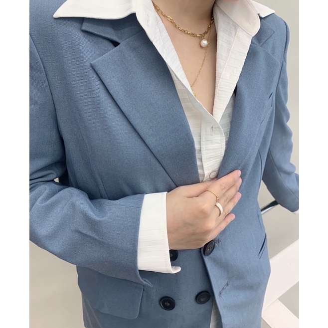 LOVELL BLAZER - áo blazer trẻ trung thanh lịch màu xanh