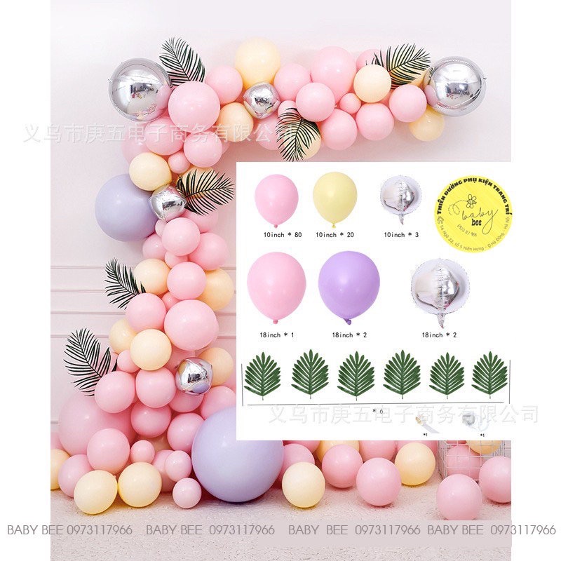 Combo line bóng trang trí sinh nhật, trang trí tiệc-Baby bee