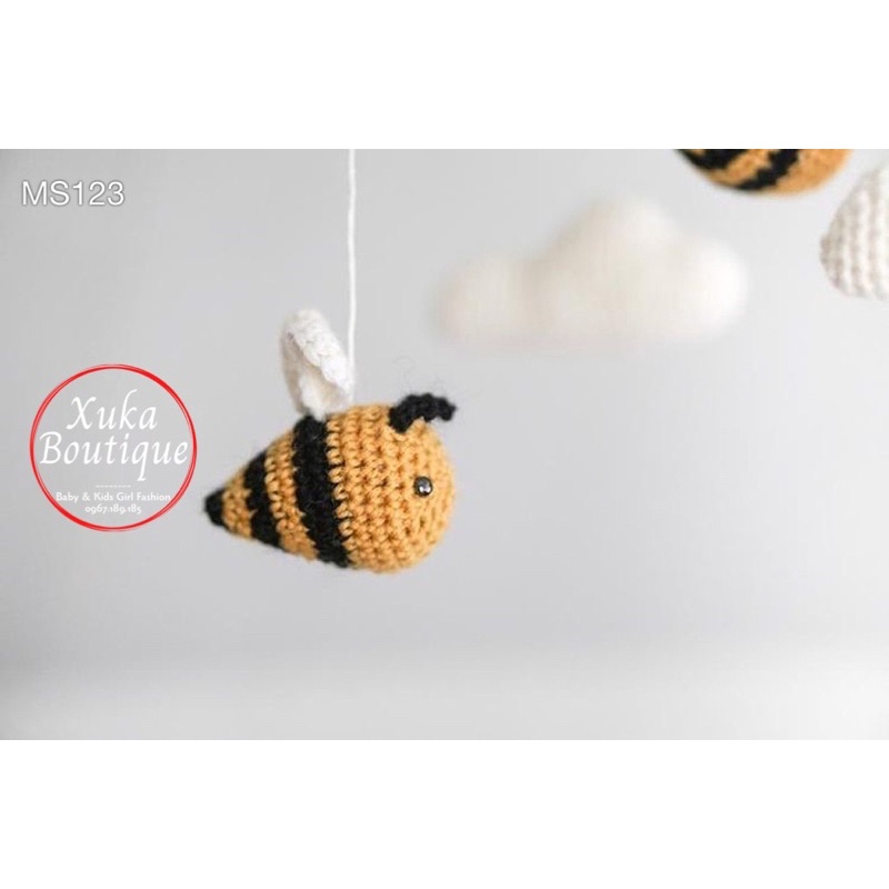 Chuông gió Trang Trí Phòng, Treo Nôi Treo Cũi Hình Ong (Hàng Cao Cấp) Đẹp Mắt Thích Hợp Trang Trí Phòng