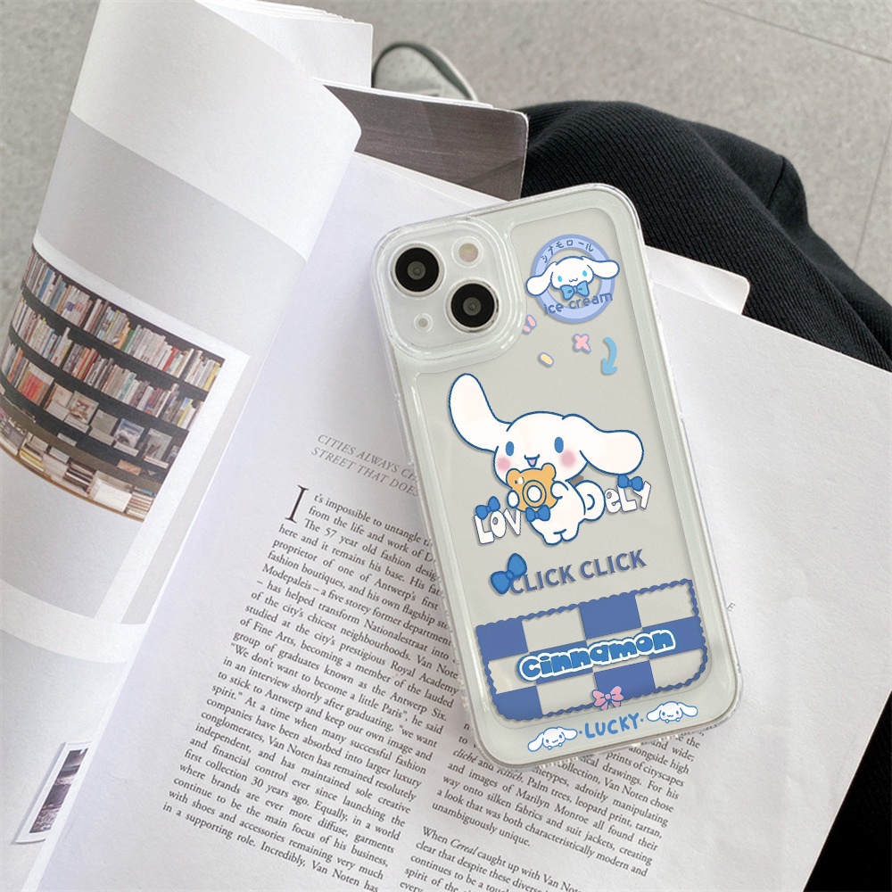 Ốp Điện Thoại Trong Suốt In Hình Cinnamoroll / Không Gian Cho iPhone 13 12 11 X XS Pro Max XR 7 8 Plus