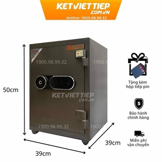 Két sắt vân tay Việt Tiệp KVT50SC chính hãng chống cháy két sắt an toàn hiện đại bảo mật cao