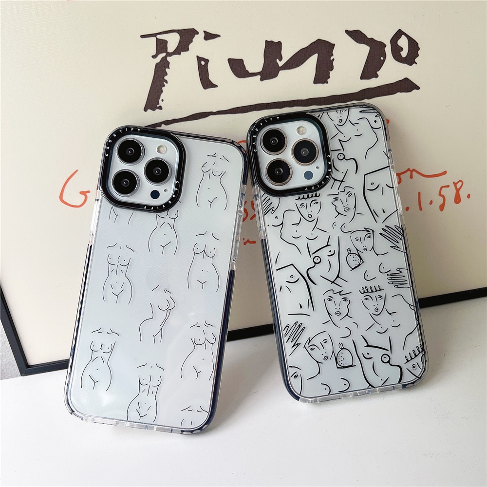 Dành Cho iPhone 16 15 14 13 Pro Max Ốp Lưng TPU Mềm iPhone 12 13 Pro Max SEX Body Art Case Cho iPhon