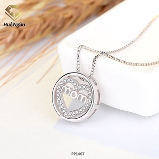 Dây chuyền bạc Ý 925 Bạc Xinh Huệ Ngân - Quà tặng Mẹ Yêu PP1467