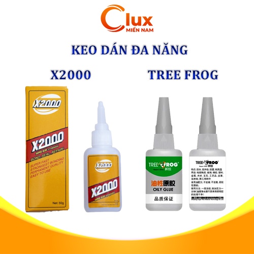 Keo dán X2000 đa năng, Keo hàn gắn thế hệ mới Tree Frog siêu dính chính hãng xử lí mọi vật liệu trong nhà