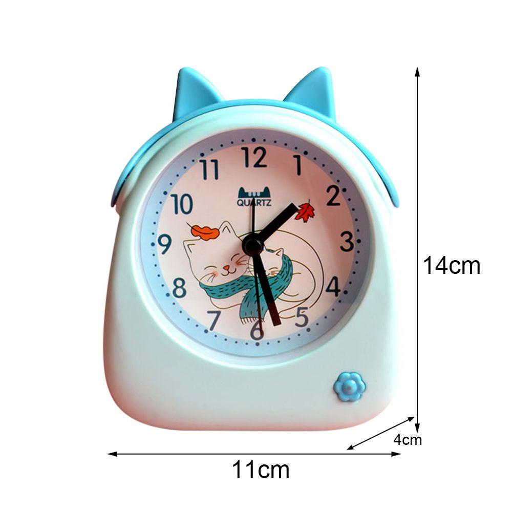 Đồng Hồ Báo Thức Hoạt Hình Để Bàn Chạy Bằng Pin Không Gây Tiếng Ồn Trang Trí Cho Trẻ