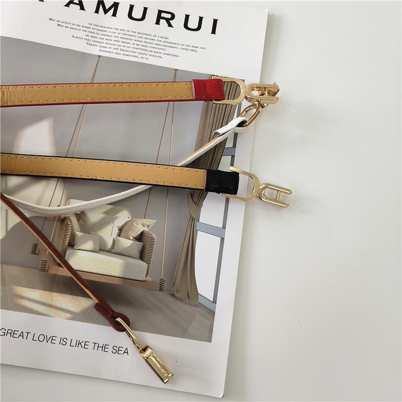 Thắt lưng co giãn có khóa kiểu dáng đơn giản thời trang thanh lịch cho nữ