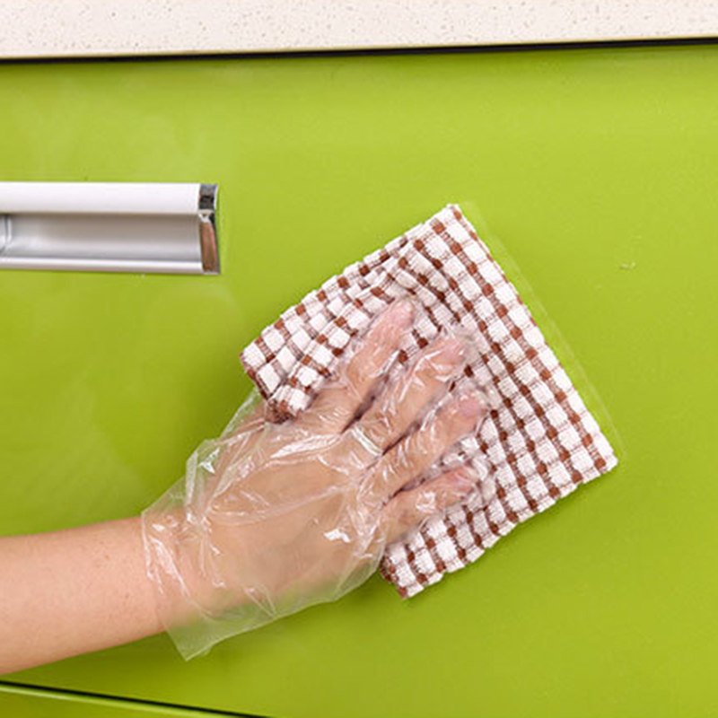 Bộ 100/200 Găng Tay Nilon Trong Suốt Sử Dụng Một Lần Cr1