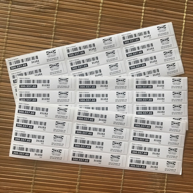 In tem nhãn dán ngành gia dụng xuất khẩu