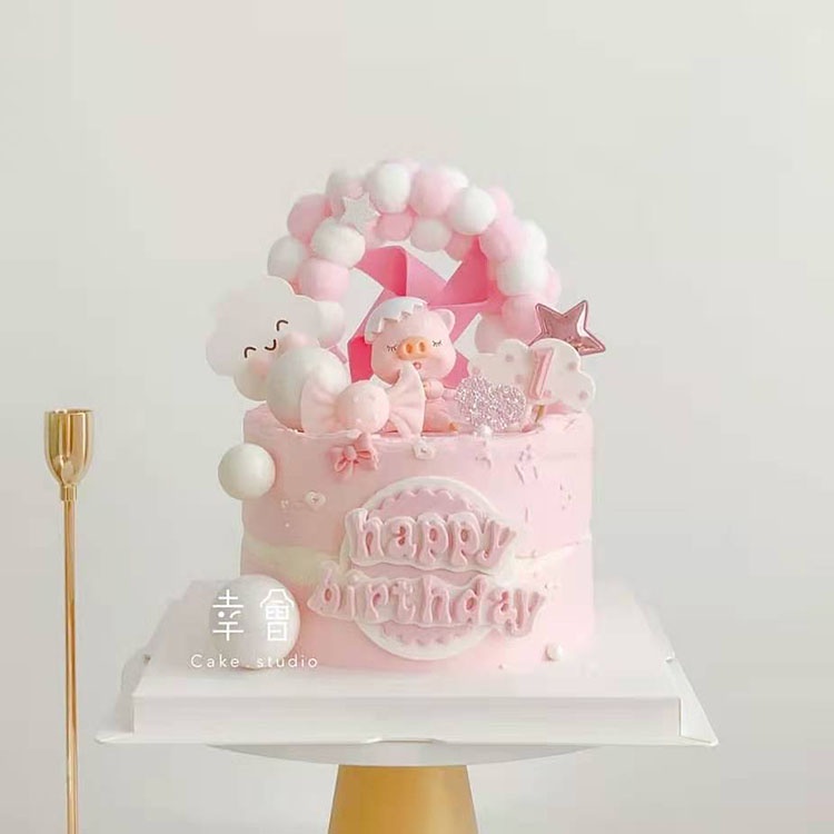 Phụ Kiện Trang Trí Bánh Sinh Nhật Dễ Thương Cho Bé