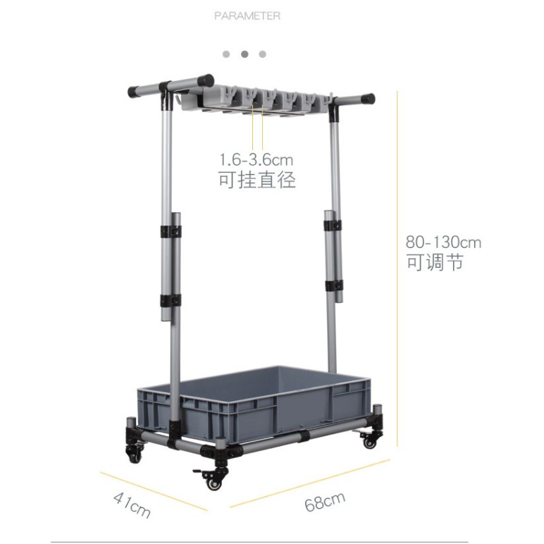 (FY-1012H) Giá treo cây lau nhà dụng cụ vệ sinh cao cấp