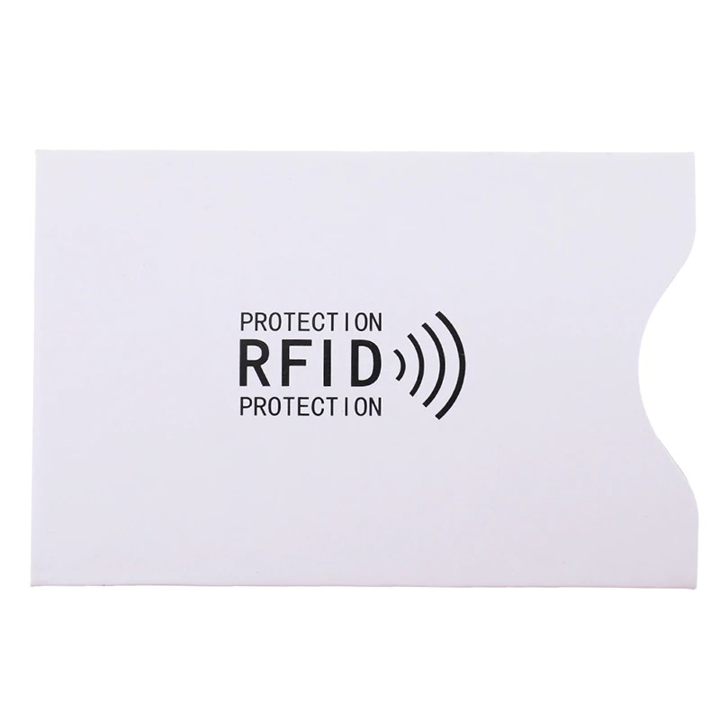 Set 5 Bao Đựng Thẻ Ngân Hàng Bằng Kim Loại Chống Rfid Giá Đỡ