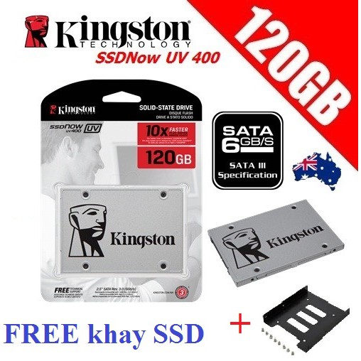 Ổ Cứng SSD Kingston UV400 120Gb - Hãng Phân Phối (BH 36T)