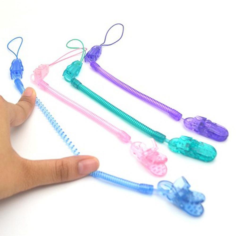 Giá Đỡ Núm Vú Giả Chống Rơi Có Thể Kéo Dài Lò Xo Tiện Dụng Cho Bé