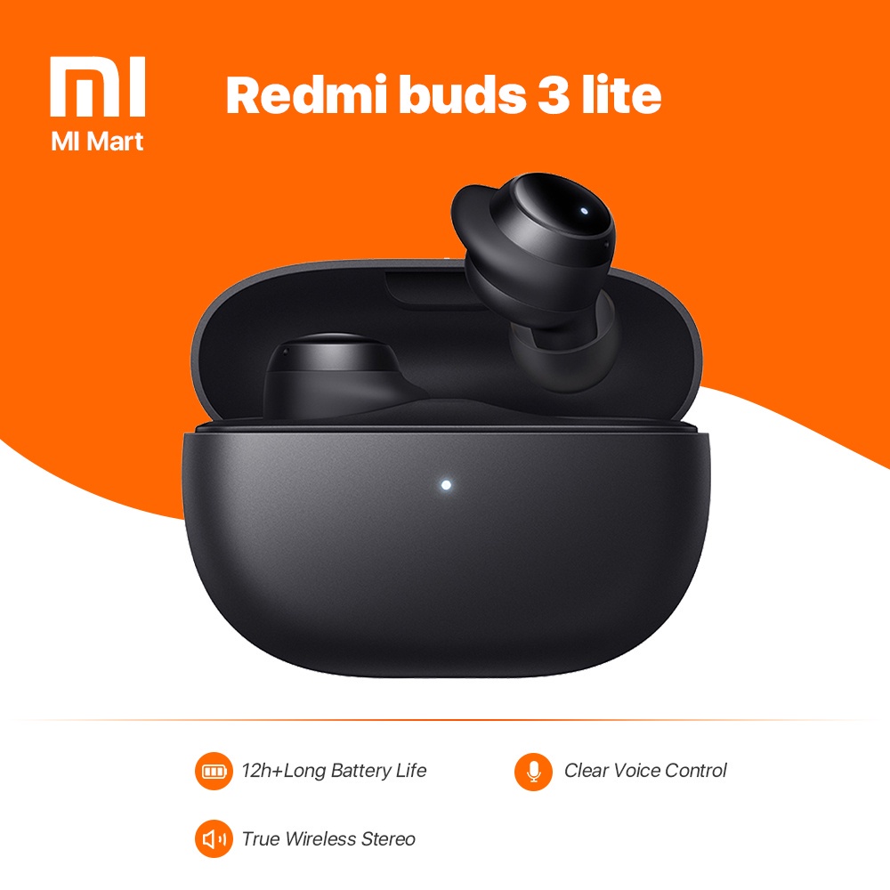 Xiaomi Redmi Buds 3  Lite Youth Edition Touch Earbuds Bluetooth 5.2 Earphones True Wireless ITO
