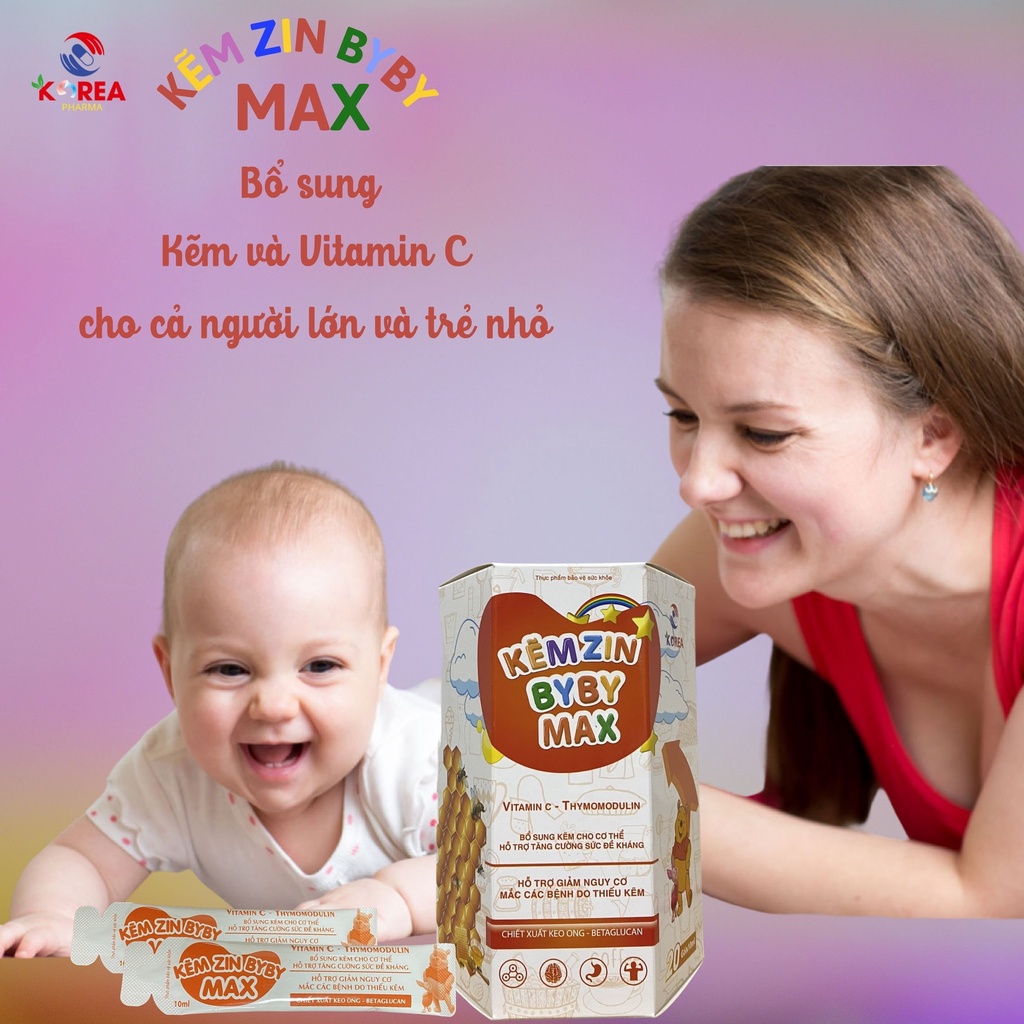 Bổ sung kẽm DHC kẽm zin baby Max Gói 20 X 10ml