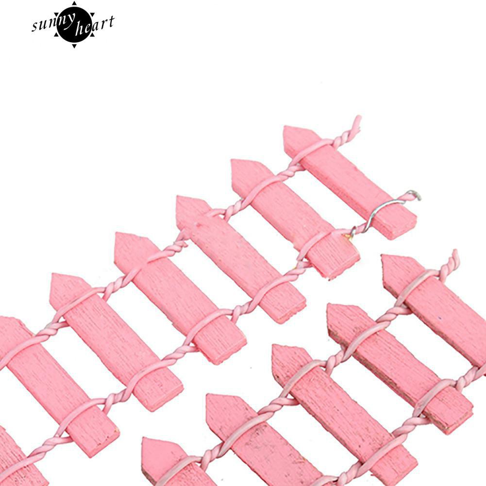 Hàng rào gỗ trang trí nhà búp bê/chậu cảnh đa năng