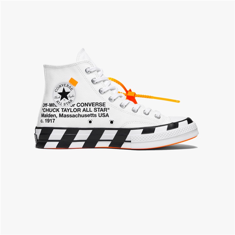 Giày Thể Thao Off White Converse Vải canvas Cao Cấp Cá Tính Cho Nam Nữ