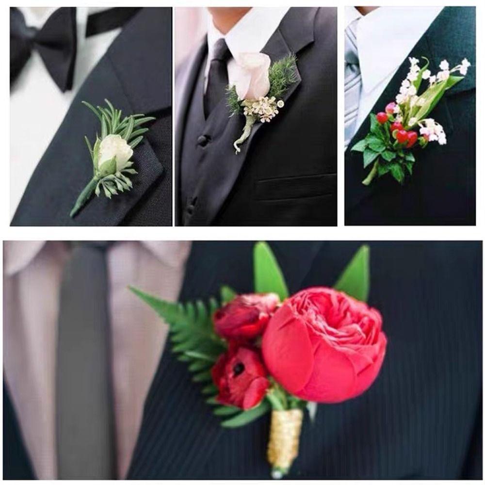 VANES1 Ghim Cài Áo Hình Hoa Giả Đa Năng Thời Trang Cho Nam Nữ