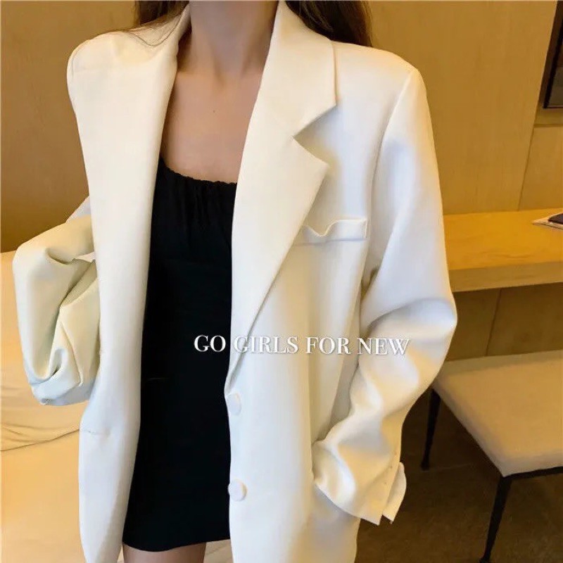 Áo blazer trắng 2 lớp