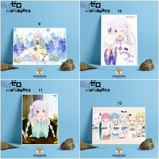 Postcard Cao Cấp - Poster Re:Zero (1)