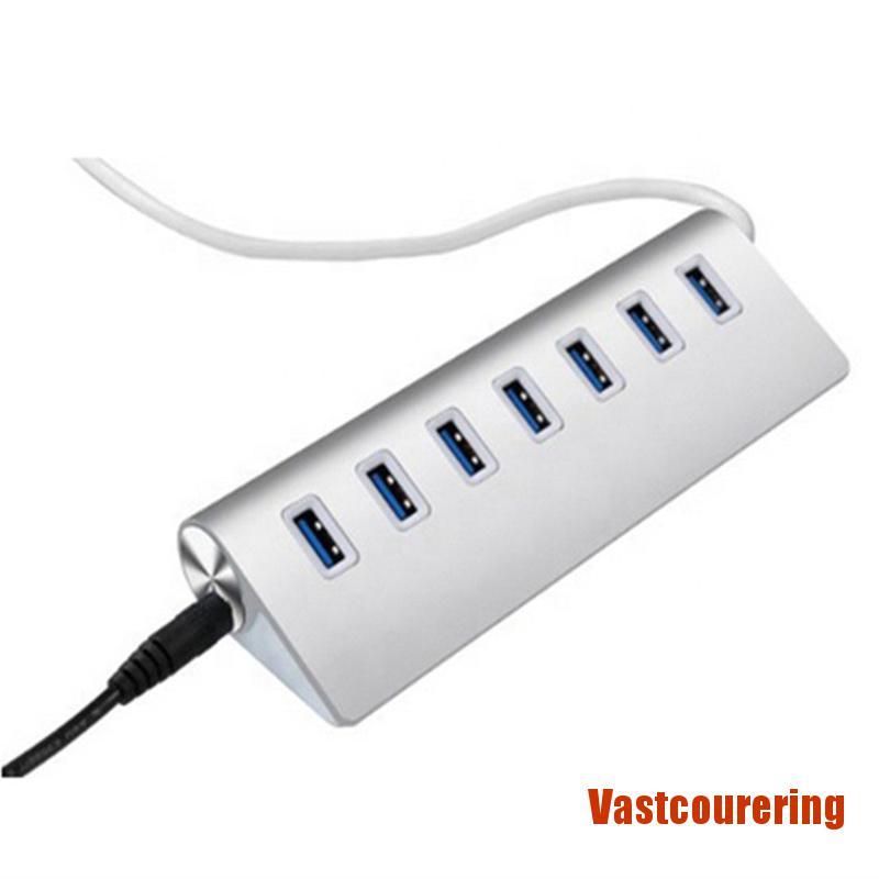 VAing USB 3.0 Hub Powered 7 Port Data Hub SuperSpeed Adapter for Windows Mac PC