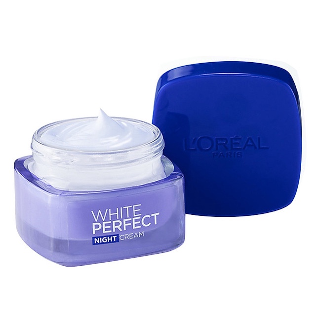 Kem dưỡng da trắng mượt đều màu ban đêm L'Oreal Paris White Perfect (50ml) - Bao bì không đẹp