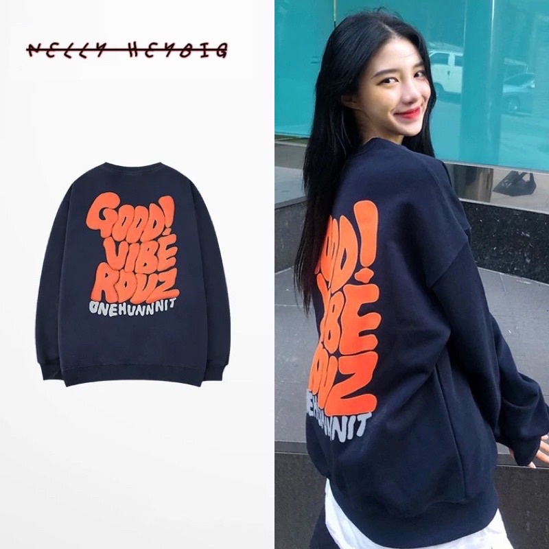 Nelly Heybig nỉ bông unisex form rộng VIBER 220917